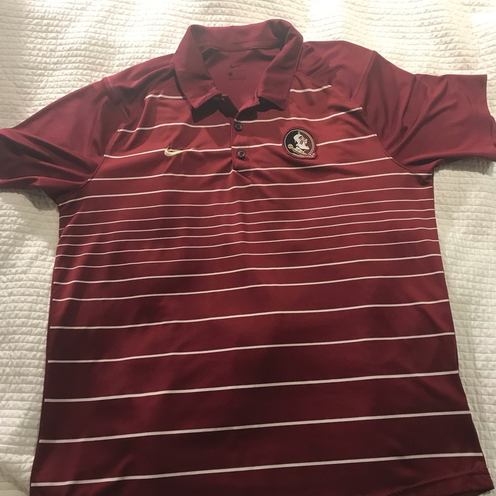 Nike FLorida State Mens Large Polo